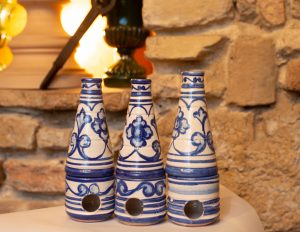 Torres ilimitidas azules y blancas